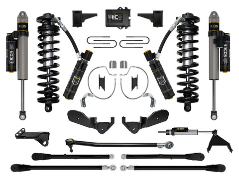ICON 2023-2026 Ford F-250/F-350 Super Duty 4WD 4-5.5" Lift Stage 8 Coilover Conversion System