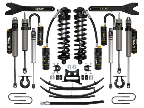 ICON 08-10 Ford F250/F350 2.5-3" Lift Stage 6 Coilover System W/ Leaf Springs