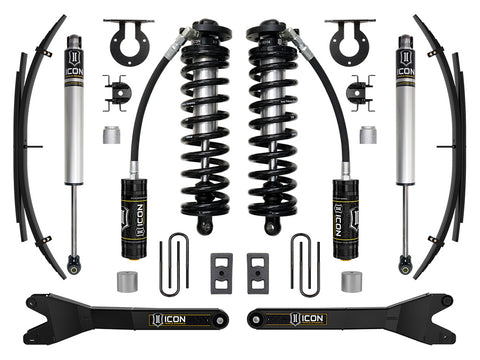ICON 2023-2026 Ford F-250/F-350 Super Duty 4WD 2.5-3" Lift Stage 1 Coilover Conversion System W/ Radius Arms & Expansion Packs