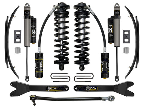 ICON 2023-2026 Ford F-250/F-350 Super Duty 4WD 2.5-3" Lift Stage 3 Coilover Conversion System W/ Radius Arms & Expansion Packs