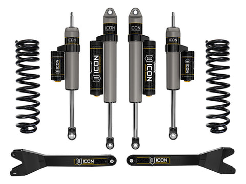 ICON 2023-2026 Ford F-250/F-350/F-450 Super Duty 4WD Diesel 2.5" Lift Stage 2 Suspension System W/ Radius Arms