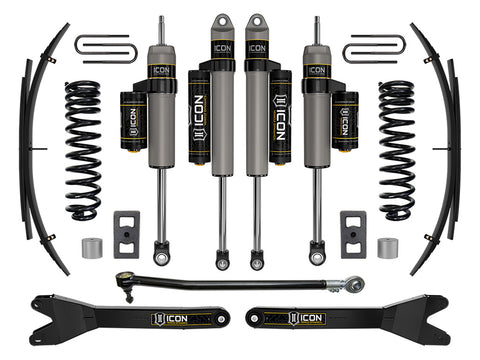 ICON 2023-2026 Ford F-250/F-350 Super Duty 4WD Diesel 2.5" Lift Stage 3 Suspension System W/ Radius Arms And Expansion Packs