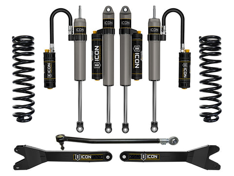 ICON 2023-2026 Ford F-250/F-350 Super Duty 4WD Diesel 2.5" Lift Stage 4 Suspension System W/ Radius Arms