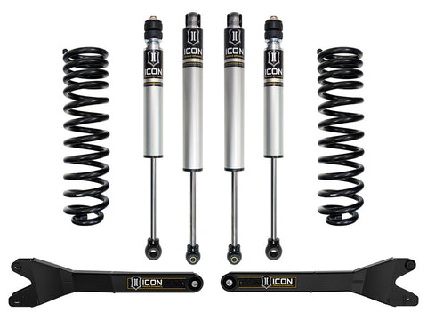 ICON 2023-2026 Ford F-250/F-350/F-450 Super Duty 4WD Gas 2.5" Lift Stage 1 Suspension System W/ Radius Arms