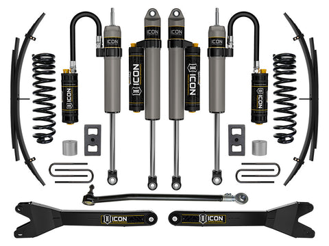 ICON 2023-2026 Ford F-250/F-350 Super Duty 4WD Gas 2.5" Lift Stage 4 Suspension System W/ Radius Arms And Expansion Packs