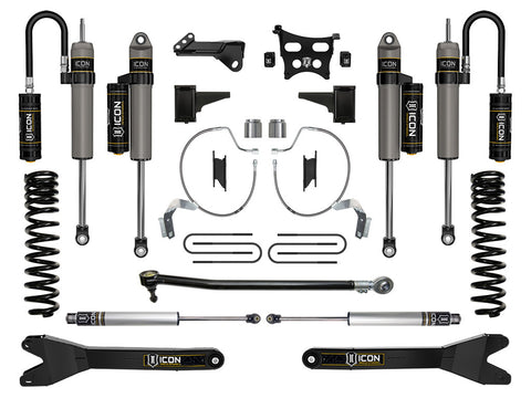 ICON 2023-2026 Ford F-250/F-350 Super Duty 4WD Diesel 4.5" Lift Stage 4 Suspension System W/ Radius Arms