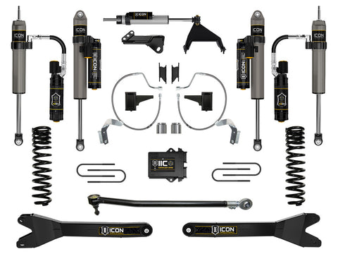ICON 2023-2026 Ford F-250/F-350 Super Duty 4WD Gas 4.5" Lift Stage 8 Suspension System W/ Radius Arms