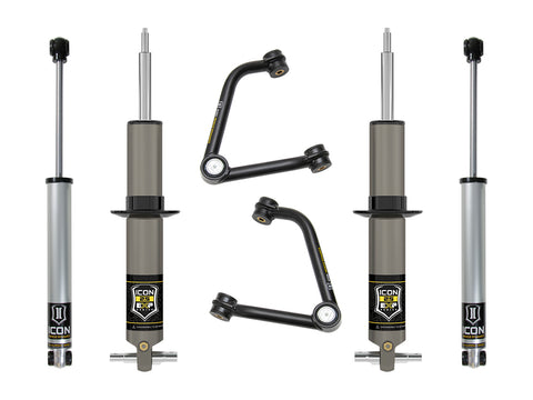 ICON 2019-2026 Chevrolet Silverado 1500/GMC Sierra 1500 2.375-3.75" Lift Stage 2 EXP Suspension System Tubular