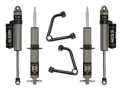 ICON 2019-2026 Chevrolet Silverado 1500/GMC Sierra 1500 2.375-3.75" Lift Stage 3 EXP Suspension System Tubular