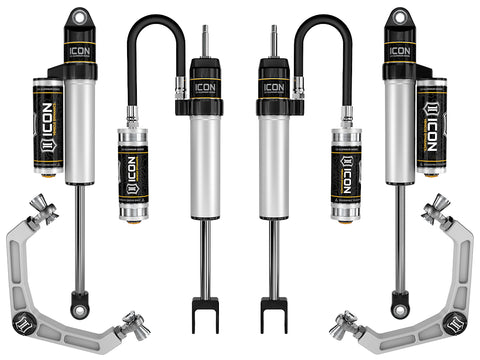 ICON 2020-2026 GM 2500/3500 HD 0-2" Lift Stage 2 Suspension System Billet