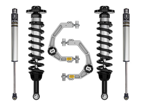 ICON 2021-2025 Ford F-150 4WD 2.75-3.5" Lift Stage 1 Suspension System Billet