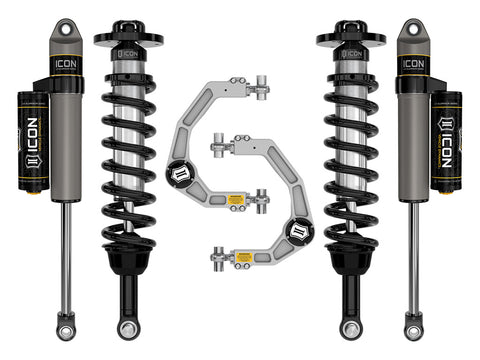 ICON 2021-2025 Ford F-150 4WD 2.75-3.5" Lift Stage 2 Suspension System Billet