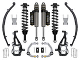 ICON 2021-2025 Ford F-150 4WD 3.5-4.5" Lift Stage 2 Suspension System Billet W/ Leaf Packs