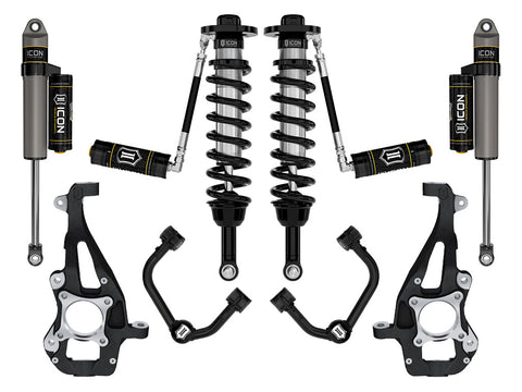 ICON 2021-2025 Ford F-150 4WD 3.5-4.5" Lift Stage 3 Suspension System Tubular