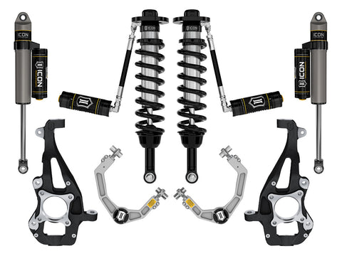 ICON 2021-2025 Ford F-150 4WD 3.5-4.5" Lift Stage 3 Suspension System Billet