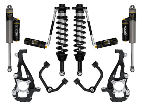 ICON 2021-2025 Ford F-150 4WD 3.5-4.5" Lift Stage 4 Suspension System Tubular CDCV