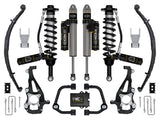 ICON 2021-2025 Ford F-150 4WD 3.5-4.5" Lift Stage 5 Suspension System Tubular W/ Leaf Packs