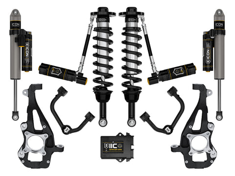 ICON 2021-2025 Ford F-150 4WD 3.5-4.5" Lift Stage 5 Suspension System Tubular