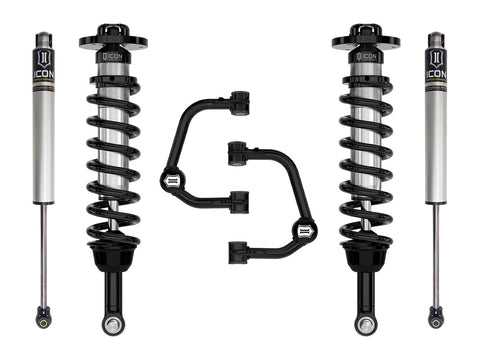 ICON 2021-2025 Ford F-150 Tremor 2.5-3" Lift Stage 1 Suspension System Tubular