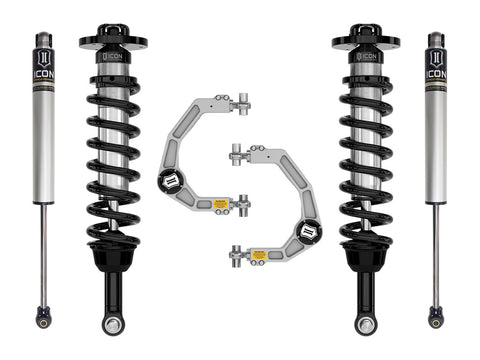 ICON 2021-2025 Ford F-150 Tremor 2.5-3" Lift Stage 1 Suspension System Billet