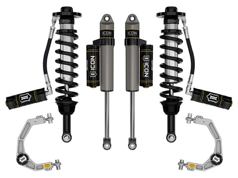 ICON 2021-2025 Ford F-150 Tremor 2.5-3" Lift Stage 3 Suspension System Billet