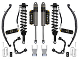 ICON 2021-2025 Ford F-150 Tremor 2.5-3" Lift Stage 4 Suspension System Tubular CDCV W/ Leaf Packs