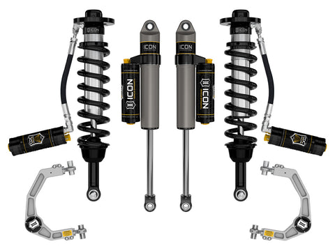 ICON 2021-2025 Ford F-150 Tremor 2.5-3" Lift Stage 4 Suspension System Billet CDCV