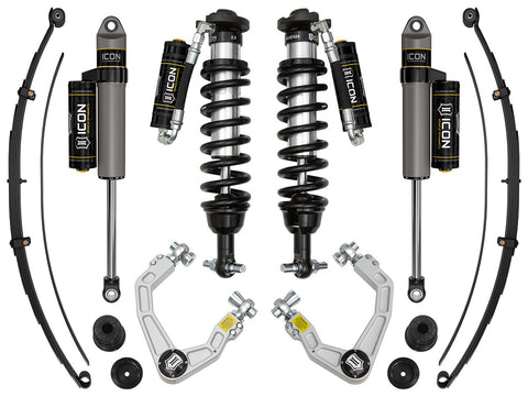 ICON 19-21 Ford Ranger 0-3.5" Lift Stage 7 Susp System Billet UCA Al Knuckle