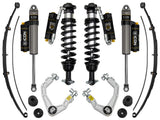 ICON 19-21 Ford Ranger 0-3.5" Lift Stage 8 Susp System Billet UCA Al Knuckle