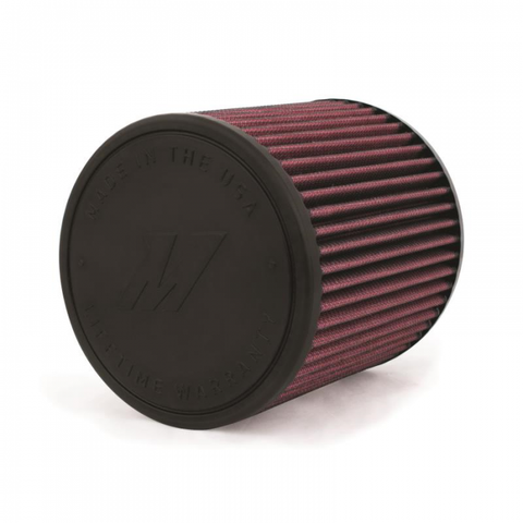 Mishimoto Mishimoto Performance Air Filter 3.5 In. Inlet 6 In. Filter Length Red