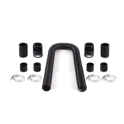 Mishimoto MMAH-U36BK Universal Flexible Stainless Steel Radiator Hose Kit  Black  36in