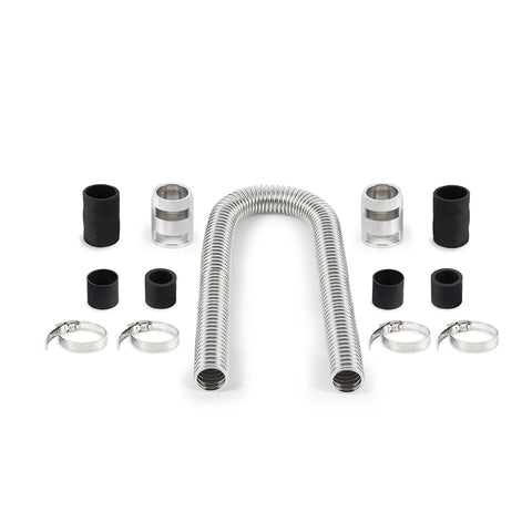 Mishimoto MMAH-U36C Universal Flexible Stainless Steel Radiator Hose Kit  Chrome  36in
