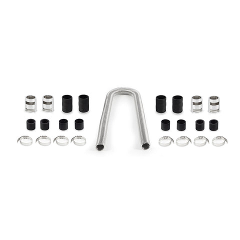 Mishimoto MMAH-U48C Universal Flexible Stainless Steel Radiator Hose Kit  Chrome  48in