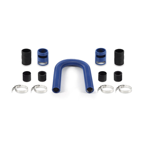 Mishimoto MMAH-U24BL Universal Flexible Stainless Steel Radiator Hose Kit  Blue  24in