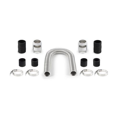 Mishimoto MMAH-U24C Universal Flexible Stainless Steel Radiator Hose Kit  Chrome  24in