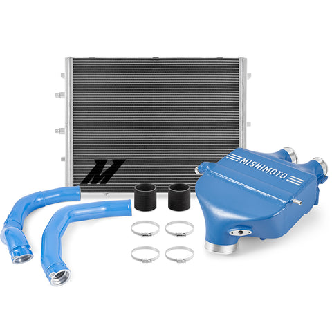 Mishimoto MMB-F80-PPCYMB Air-to-Water Intercooler Power Pack  Yas Marina Blue  Fits BMW M3/M4 2015-2020