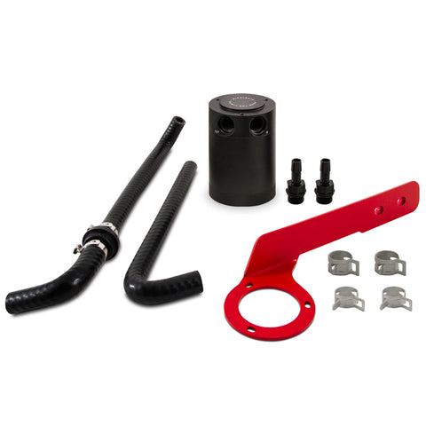 Mishimoto Honda Accord 2.0T Direct Fit Baffled Oil Catch Can PCV Side 2018-2022 Red