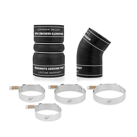 Mishimoto MMBK-F2D-03BK Hot-Side Boot Kit  Black  Fits Ford 6.0L Powerstroke 2003-2007