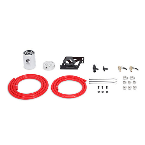 Mishimoto MMCFK-F2D-08RD Coolant Filter Kit  Red  Fits Ford 6.4L Powerstroke 2008-2010