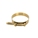 Mishimoto MMCLAMP-4TGD T-Bolt Clamp  Stainless-Steel  Constant Tension  Gold  4in