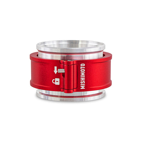 Mishimoto MMCLAMP-QD-25RD Quick Release Clamp Assembly  Red  2.5in