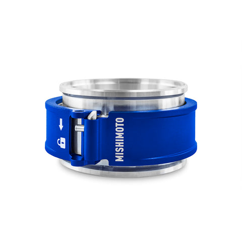 Mishimoto MMCLAMP-QD-30BL Quick Release Clamp Assembly  Blue  3in