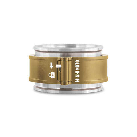 Mishimoto MMCLAMP-QD-30GD Quick Release Clamp Assembly  Gold  3in