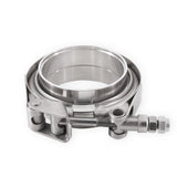 Mishimoto MMCLAMP-VS-2 V-Band Clamp  Stainless-Steel  W/Flanges  2 In (50.8mm)