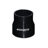 Mishimoto MMCP-22525BK Straight Transition Coupler  Black  Silicone  2.25in To 2.50in