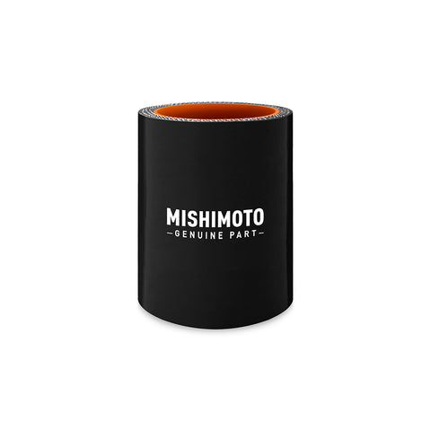 Mishimoto MMCP-25125BK Straight Coupler  Black  Silicone  1.25in