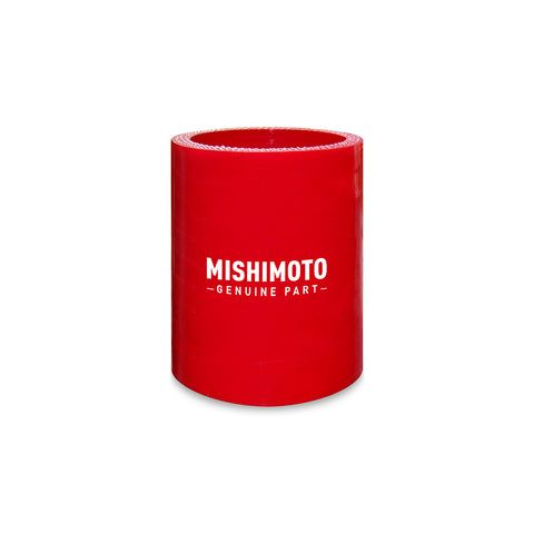 Mishimoto MMCP-25125RD Straight Coupler  Red  Silicone  1.25in