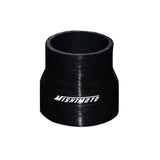 Mishimoto MMCP-2530BK Straight Transition Coupler  Black  Silicone  2.50in To 3.00in