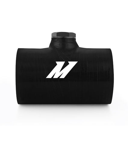Mishimoto MMCP-25NPTBK Straight Coupler  Black  Silicone  2.50in  W/1/8 NPT Bung