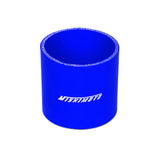 Mishimoto MMCP-25SBL Straight Coupler  Blue  Silicone  2.50in